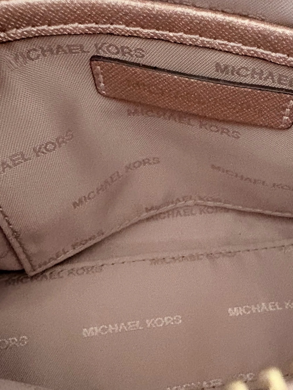 Michael Kors Leather Alex Cosmetic Bag - Picture 8 of 8